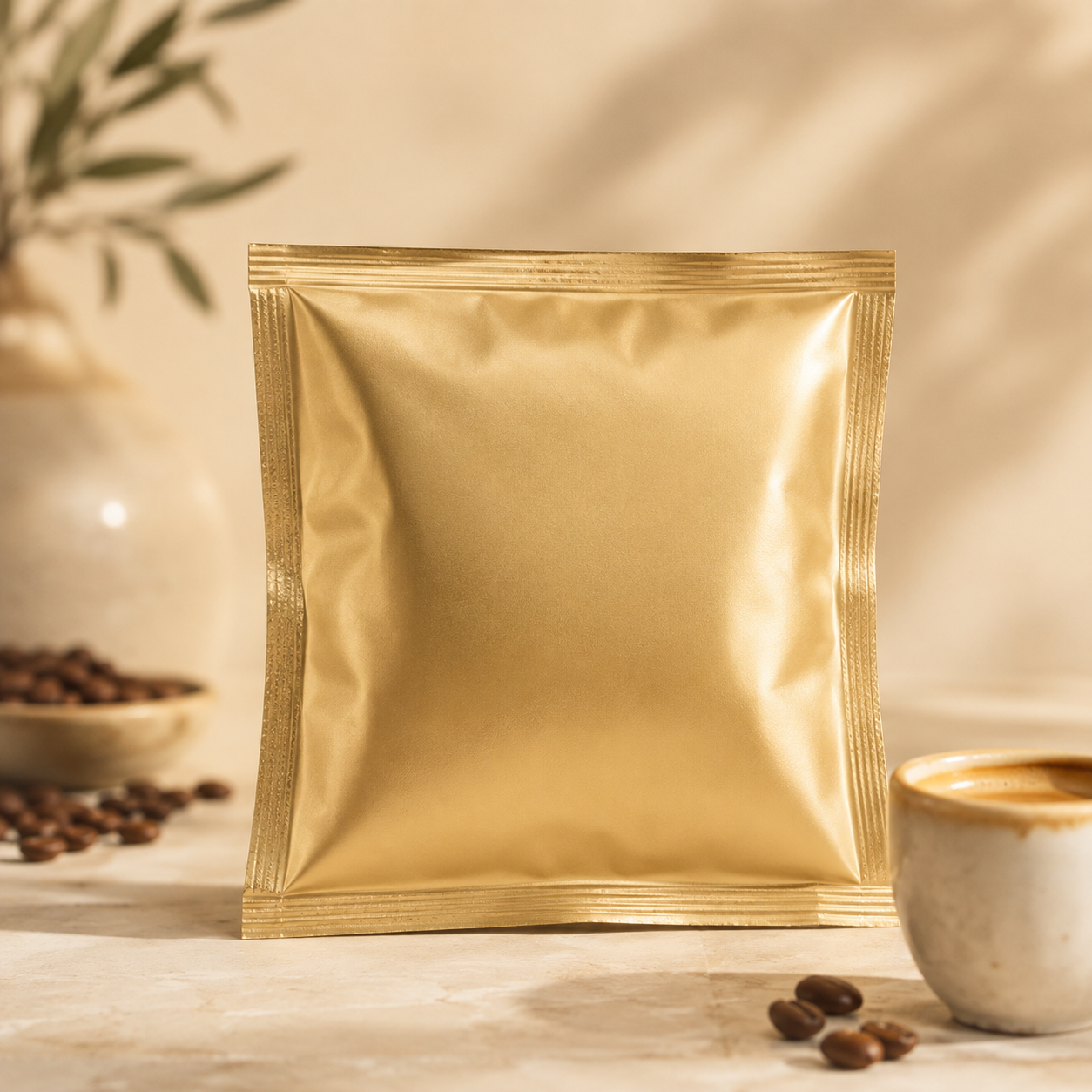 Bustina capsula dorata Oro Crema con logo ufficiale KIKOFFY, Master